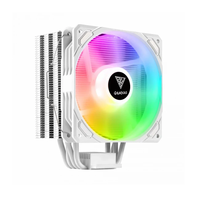 CPU Cooler Gamdias Boreas E1-410WH RGB(1700/2011/1151/1150/1155/1156/1200/AM4/AM3+/AM3/AM2+/AM2)