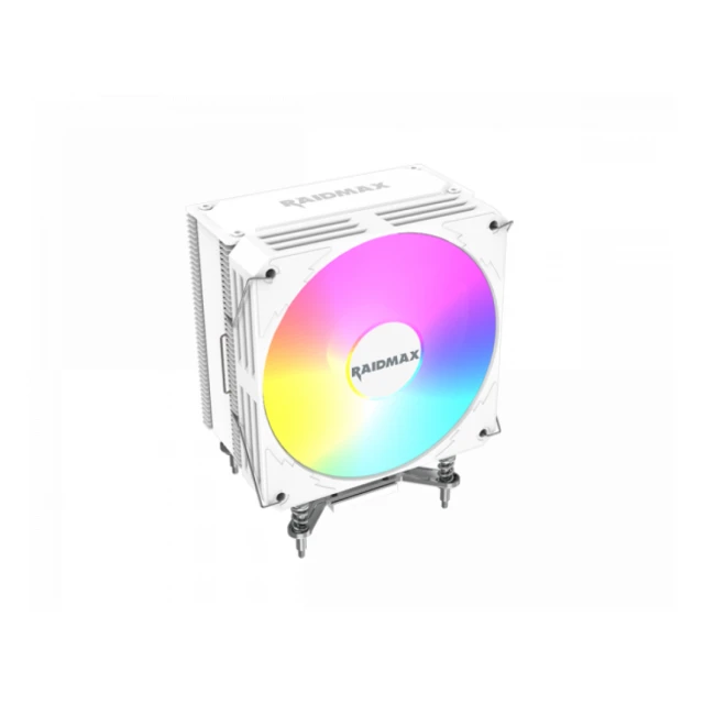 CPU Hladnjak Raidmax AC1204 120mm RGB/PWM/4 heatpipe/White, AC1204KPW
