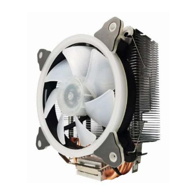 CPU-HURACAN-ARGB-X130 Gembird LED  UNI kuler 150W 120mm.Fan +/-1600rpm 26dBa LGA 775/115x/1200/AMD