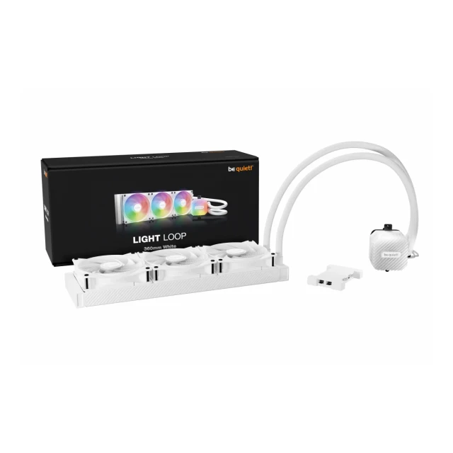 CPU vodeno hladjenje Be Quiet ARGB Light Loop 360mm BW023 (AM4,AM5,1151,1150,1155,1200,1700) White