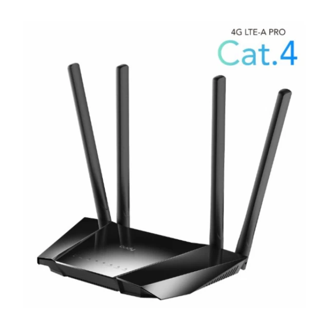 CUDY LT400 4G LTE Wi-Fi Router CPE, 2.4Ghz, 1W/4L 10/100, 4x Antena