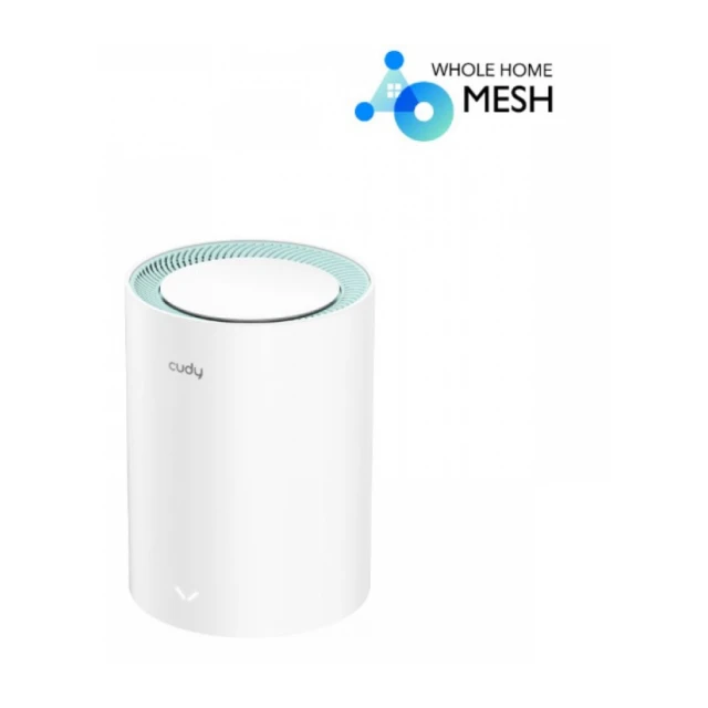 Cudy M1300 1-pack AC1200 Dual Band 2.4Ghz+5Ghz WiFi MESH, GiGABIT, 4x Antena 16MB/128DDR, 16/128mb