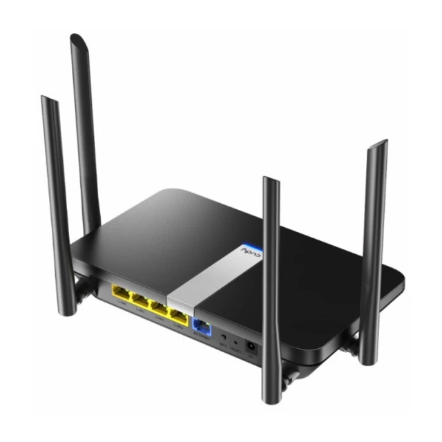 Cudy X6 AX1800 Dual Band 2.4+5Ghz MESH Wi-Fi Ruter 1W/4LAN Gbit, 4x5dBi Wisp/AP/REP/VPN/TR069