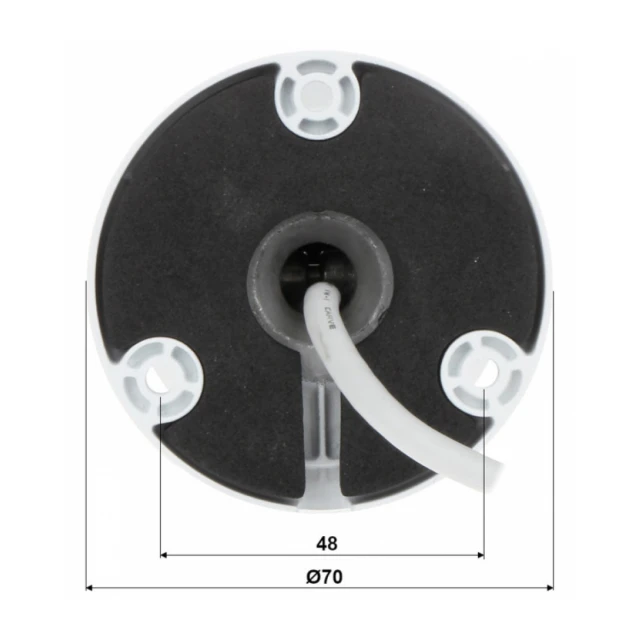 Dahua IPC-HFW2441S-S-0280B AI IP 4MP bullet IC kamera; WizSense serija; 2.8mm; IC 30m; IP67; Micro S