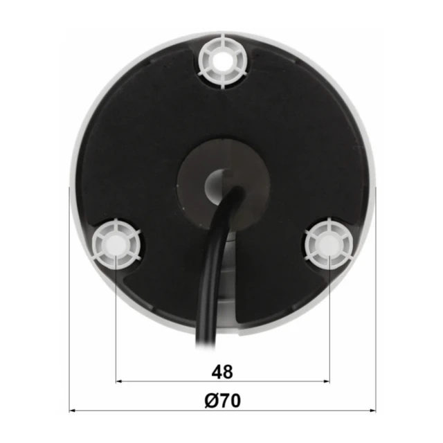 Dahua Kamera HAC-HFW1200TL-0280B, 4U1 2MP BULLET IC KAMERA, 2.8mm objektiv, IC 40m, IP67, OSD