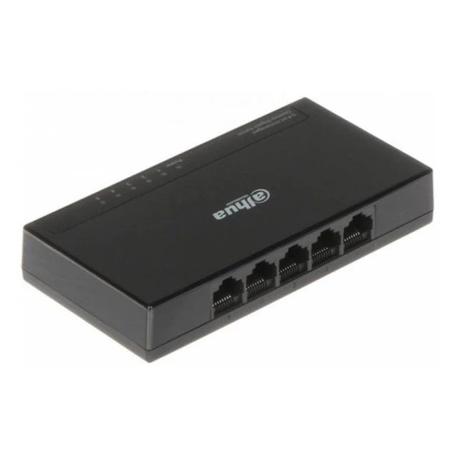 Dahua POE switch PFS3005-5GT-L LAN 5-Port Gigabitni RJ45 Ports 10/100/1000M ( )