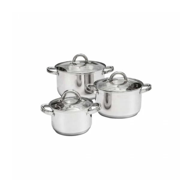 DAJAR DJ68878 SET ŠERPI INOX 16/20/24 CM 6/1 DELOVA