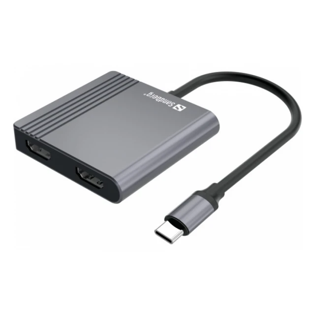 Docking station Sandberg USB-C Dock 2xHDMI+USB+PD 136-44