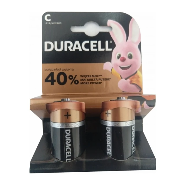 Duracell Tip C 1.5V LR14 MN1400, PAK2 CK, ALKALNE baterije