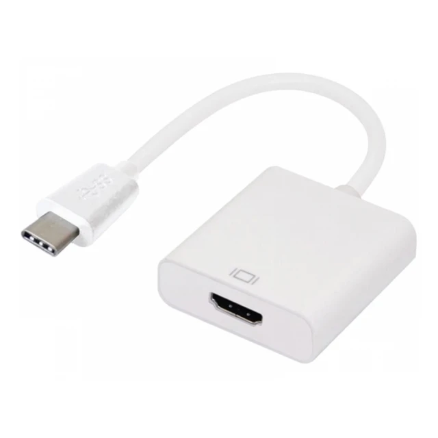 E-GREEN Adapter USB 3.1 tip C (M) - HDMI (F) sivi 