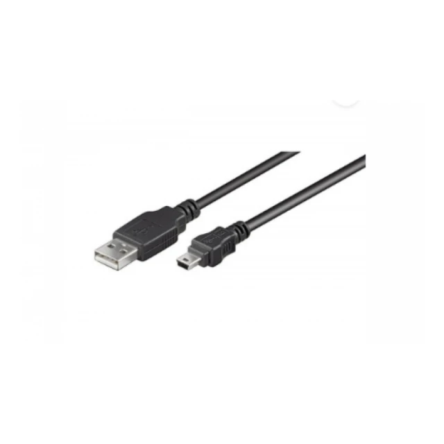 E-Green Kabl 2.0 USB A - USB Mini-B M/M 1.8m crni