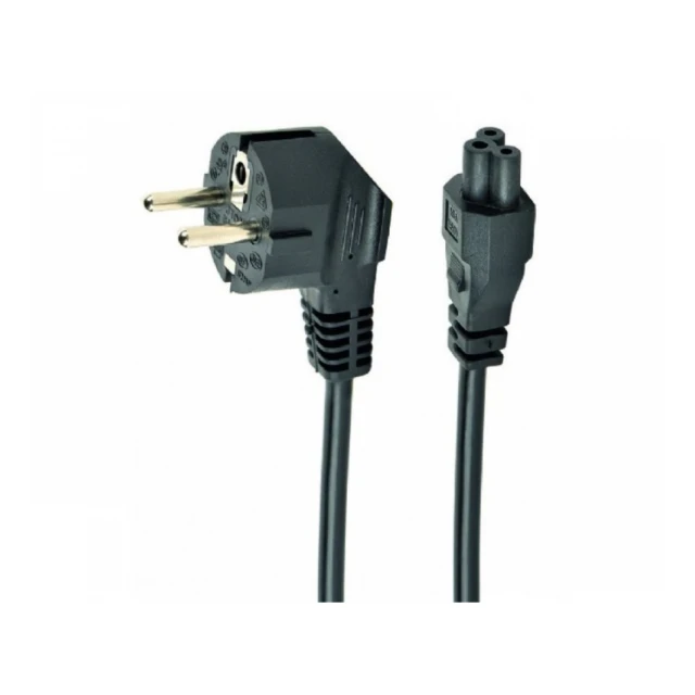 E-GREEN Kabl naponski za laptop - Detelina, premijum 3x1.5mm, 1.8m crni 