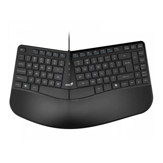 Ergonomska tastatura Genius KB-700 USB YU Crna