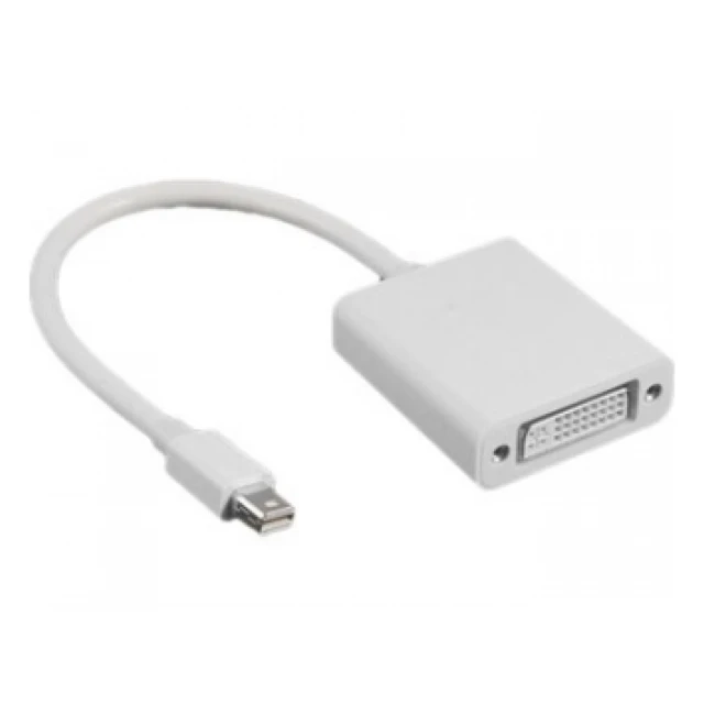 FAST ASIA Adapter - konvertor Mini DisplayPort (M) - DVI (F) beli 