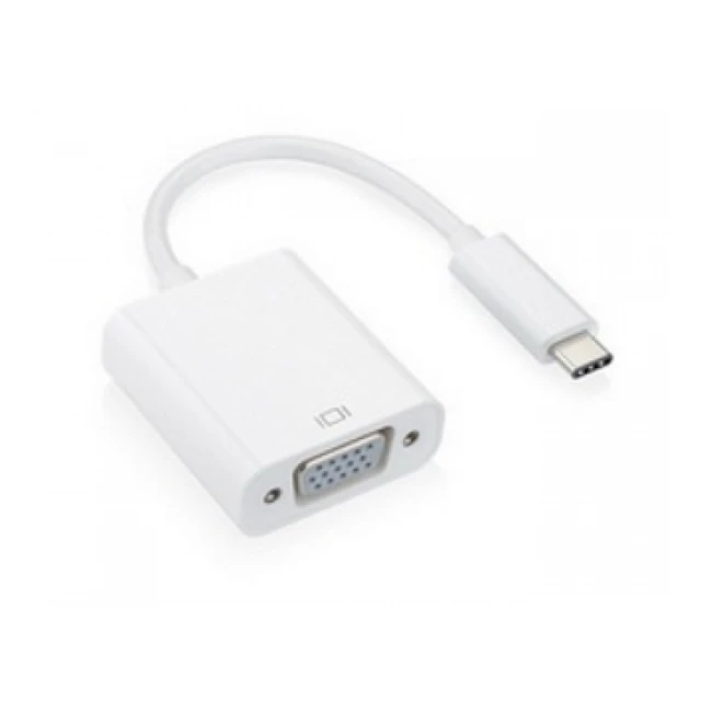 FAST ASIA Adapter-konvertor USB 3.1 tip C (M) - VGA (F) srebrni 