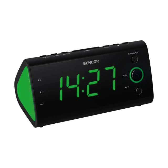 Fm radio sa digitalnim prikazom vremena SENCOR SRC 170 GN zeleni