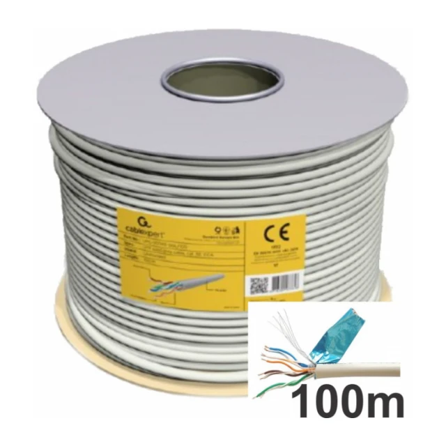 FPC-5004E-L/100 Gembird FTP cat.5E Indoor licnasti CCA kotur 100m