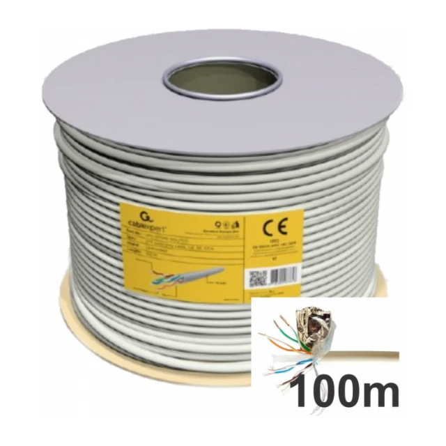 FPC-6004-L/100 Gembird FTP cat.6 Indoor licnasti CCA kotur 100m