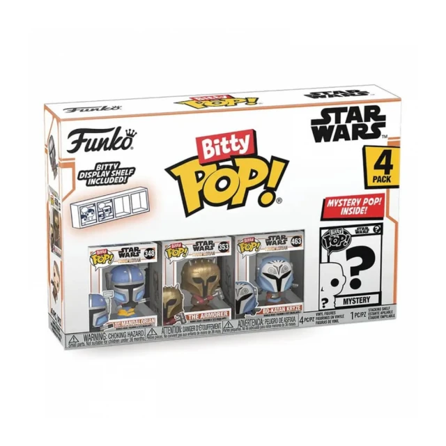 Funko Bitty POP!: Mandalorian 4PK - Heavy Mandalorian