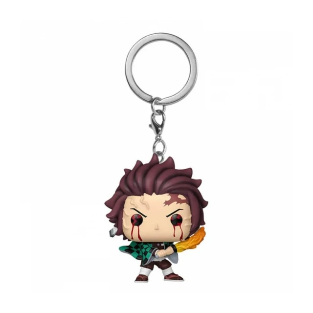 Funko POP! Keychain: Demon Slayer - Tanjiro (Sun Breathing)