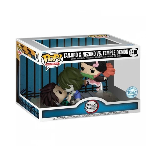 Funko POP! Moments: Demon Slayer - Tanjiro & Nezuko Vs. Temple Demon