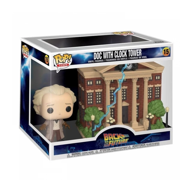 Funko POP! Town: Back To The Future - Doc w/Clock Tower