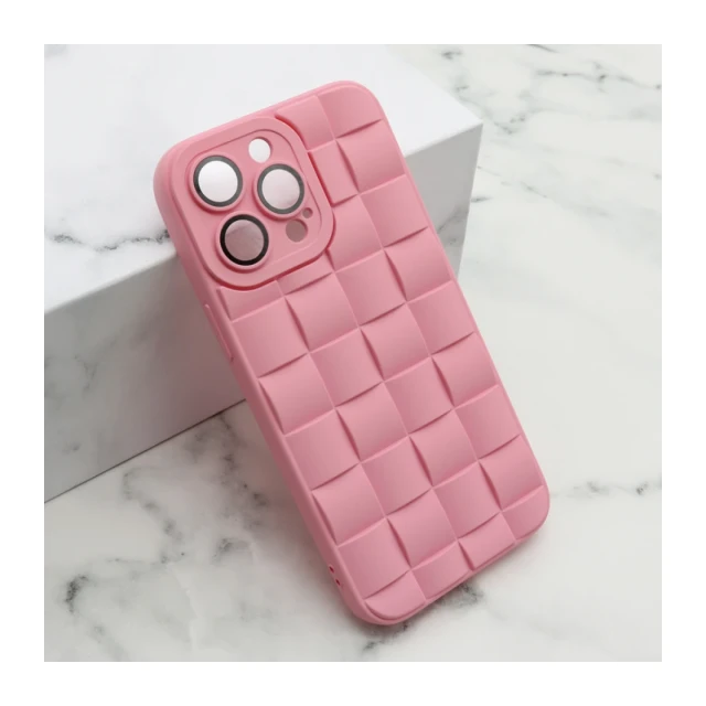 Futrola 3D WALL za iPhone 14 Pro roze