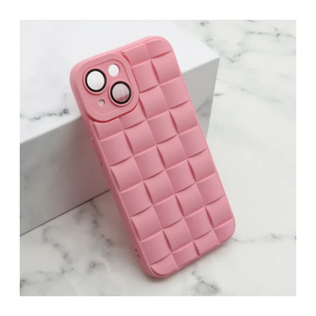 Futrola 3D WALL za iPhone 14 roze