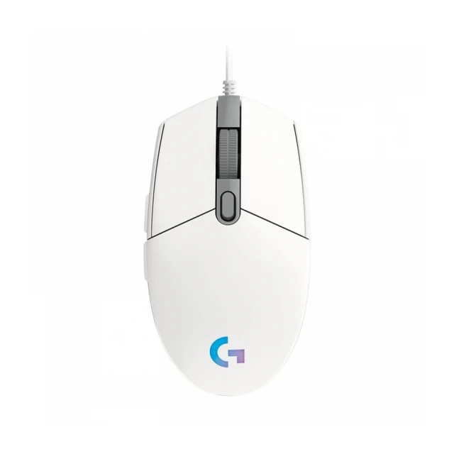 G102 Lightsync Gaming Mouse, White USB