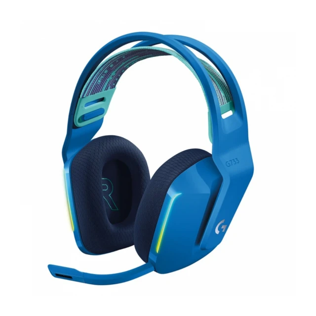 G733 Lightspeed Wireless RGB Gaming Headset Blue