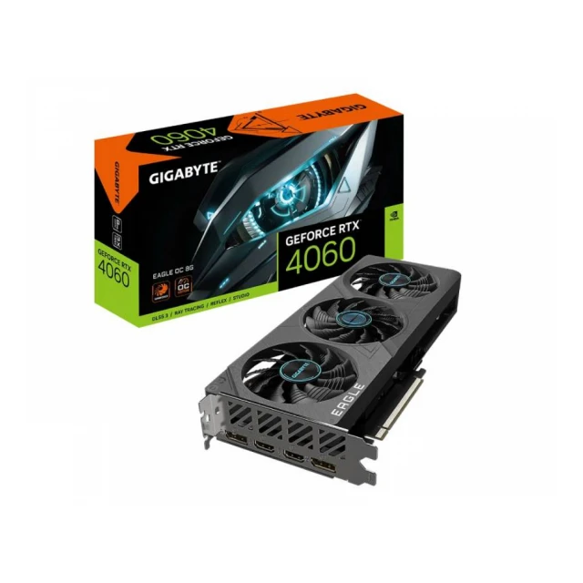 GIGABYTE nVidia GeForce RTX 4060 EAGLE OC 8GB GV-N4060EAGLE OC-8GD grafička karta