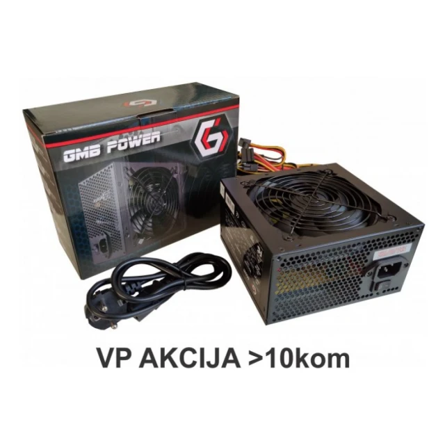 GMB-650-12 sa kutijom ** Gembird napajanje 650W 12cm FAN,20+4pn,4pin,3xSATA,1xIDE 4-pin, 6-pin(1720)