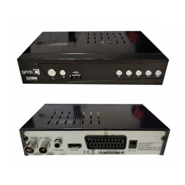 GMB-TDT-033 ** DVB-T2/C SET TOP BOX USB/HDMI/Scart/RF-out, PVR, Full HD,H264, hdmi-kabl (1319)