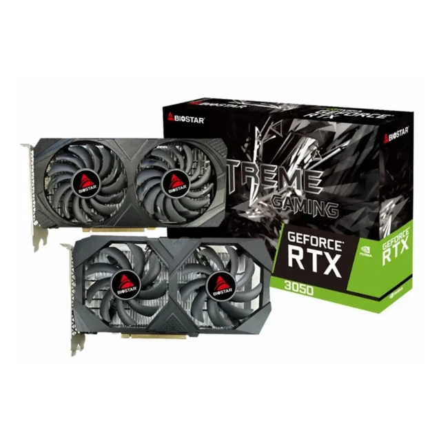 Grafička karta Biostar GeForce RTX 3050 GDDR6 6GB 96 bit  DVI/DP/HDMI