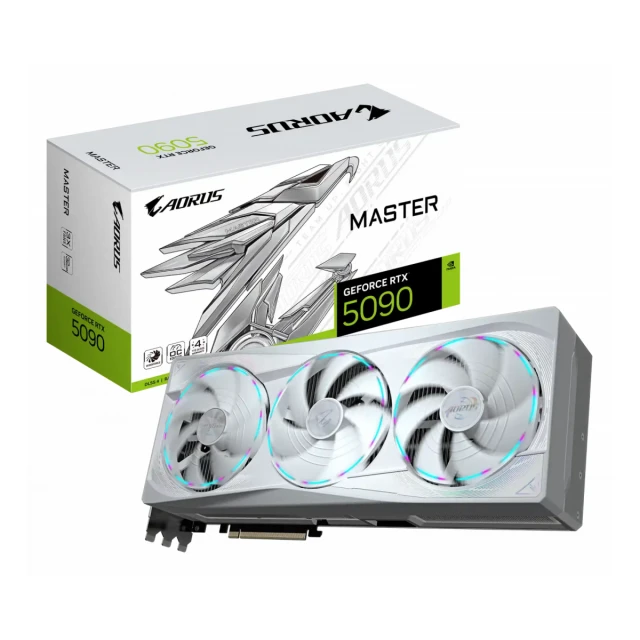 Graficka karta GIGABYTE AORUS GeForce RTX 5090 MASTER ICE 32GB