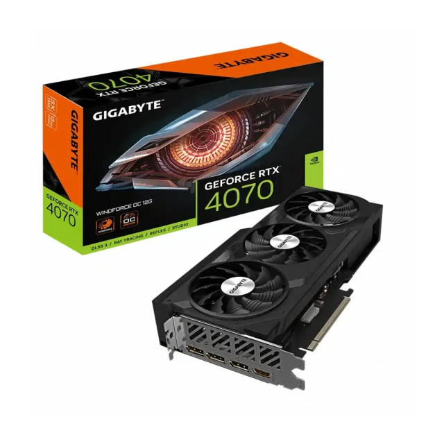 Grafička karta Gigabyte GeForce RTX 4070 GV-N4070WF3OC-12GD 12GB  192bit  3xDP/HDMI