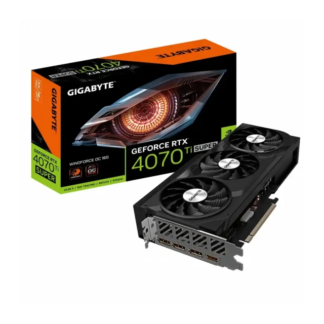 Grafička karta Gigabyte GeForce RTX 4070 Ti Super GV-N407TSWF3OC-16GD 16GB 192 bit 3xDP/HDMI