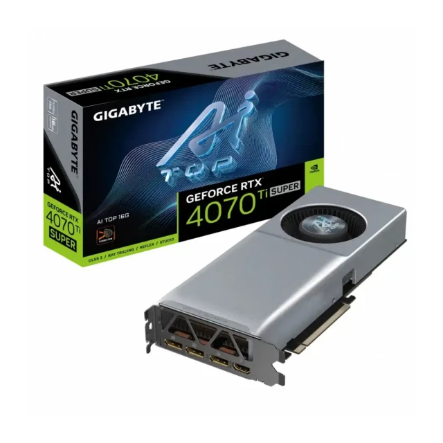 Grafička karta Gigabyte GeForce RTX 4070 Ti Super AI TOP 16GB GV-N407TSAI TOP-16GD