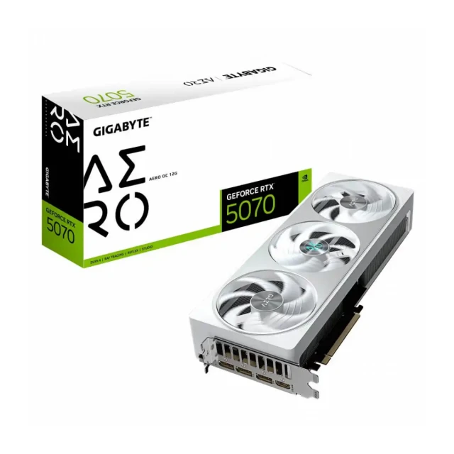 Graficka karta Gigabyte GeForce RTX 5070 Aero OC  GDDR7 12GB 192bit 3xDP/HDMI