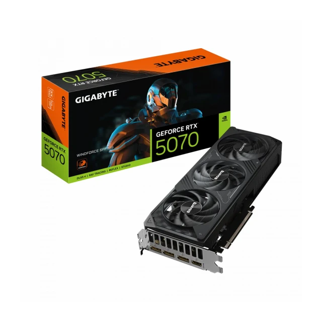 Graficka karta Gigabyte GeForce RTX 5070 Windforce GDDR7 12GB 192bit 3xDP/HDMI