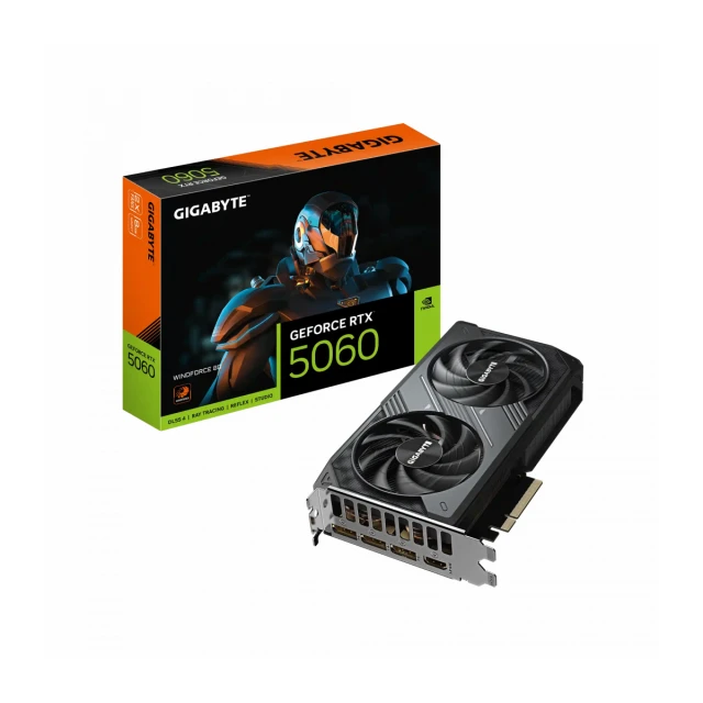 Grafička karta Gigabyte GeForce RTX 5060 Windforce GV-N5060WF2-8GD 8GB GDDR7