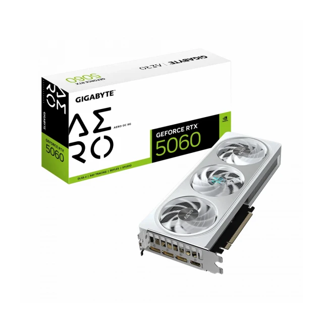 Grafička karta Gigabyte GeForce RTX 5060 Aero OC GV-N5060AERO OC-8GD 8GB GDDR7