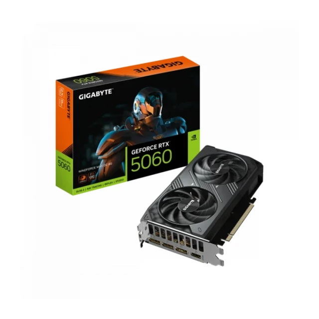Grafička karta Gigabyte GeForce RTX 5060 Windforce OC GV-N5060WF2MAX OC-8GD 8GB GDDR7