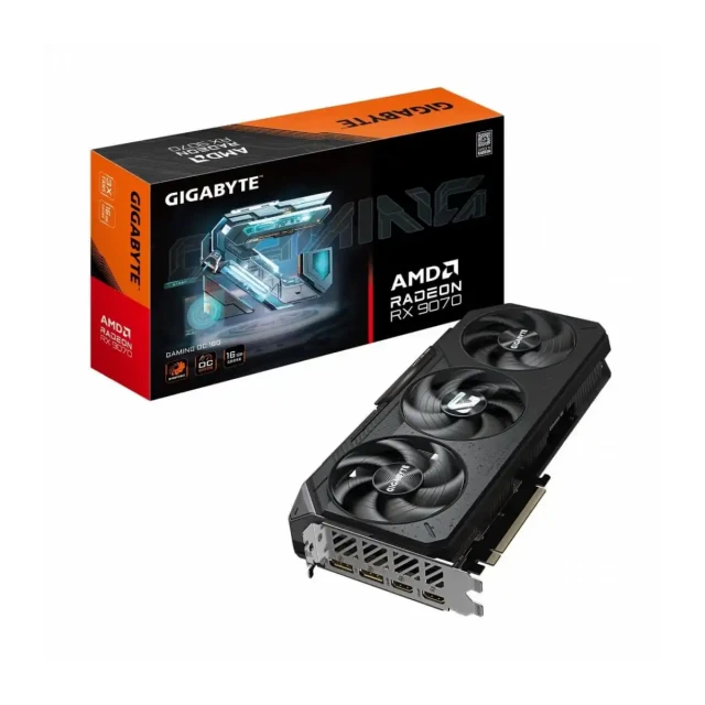 Grafička karta Gigabyte RX9070 GDDR6 16GB GV-R9070GAMING OC-16GD 192 bit 2xDP/2xHDMI