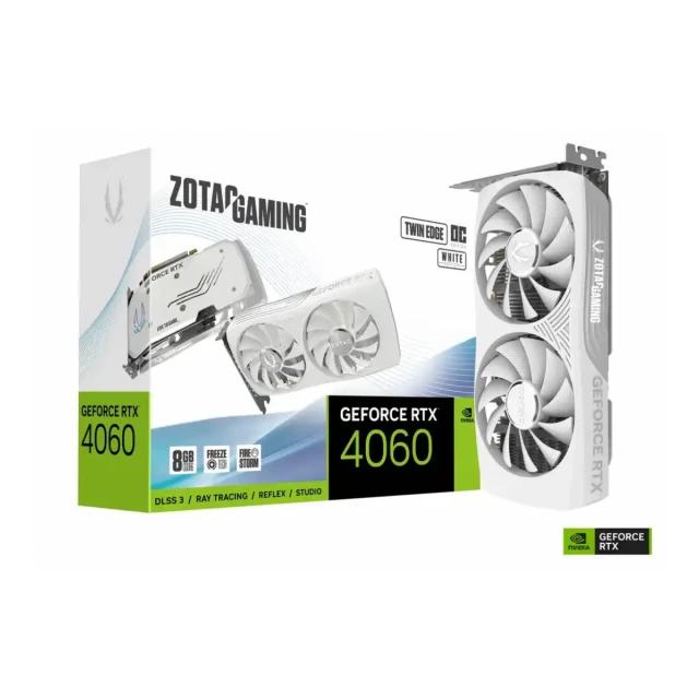 Grafička karta Zotac GAMING GeForce RTX 4060 Twin Edge OC White Edition 8GB DDR6 128 bit 3xDP/HDMI