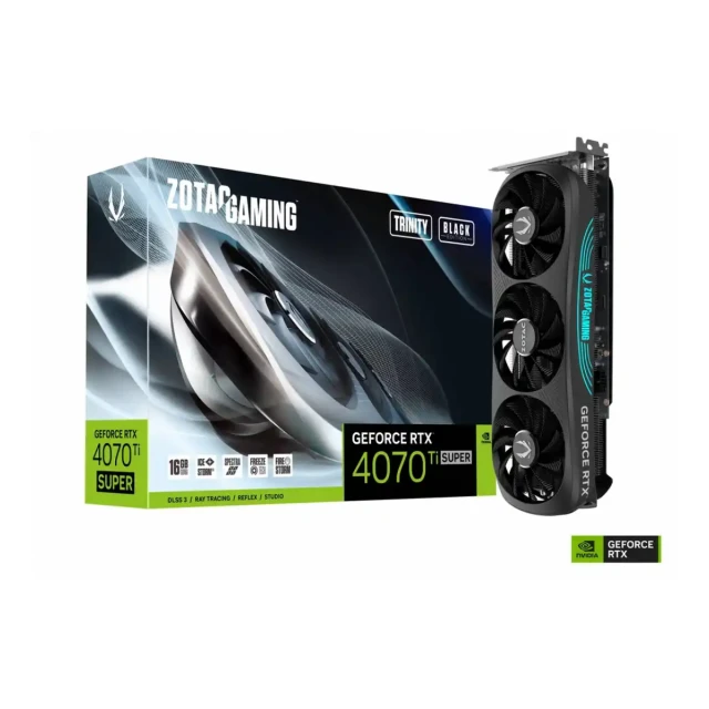 Grafička karta Zotac GAMING GeForce RTX 4070 TiSuper Trinity BlackEdition 16GB DDR6 256bit HDMI/3xDP