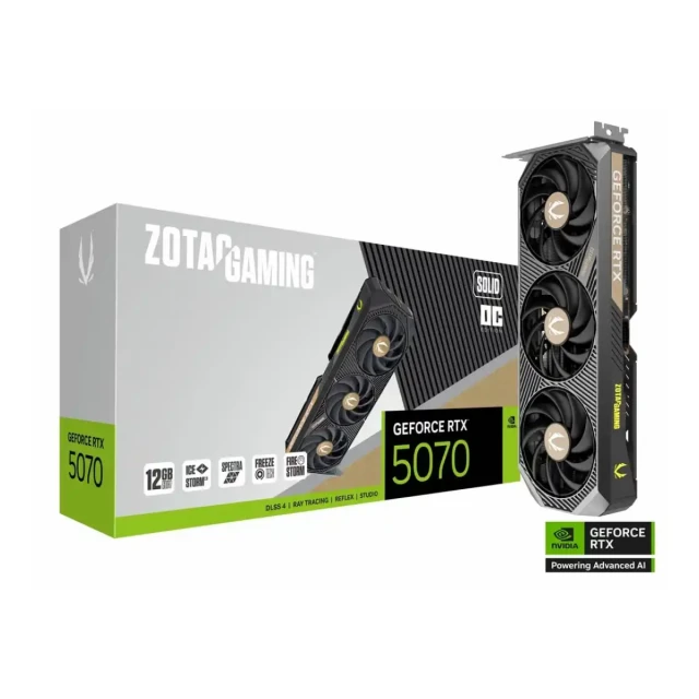 Grafička karta Zotac Gaming Geforce RTX 5070 Solid OC 12GB DDR7 192 bit 3xDP/HDMI