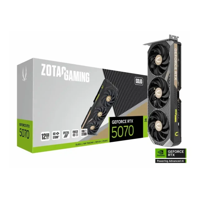 Grafička karta Zotac Gaming Geforce RTX 5070 Solid 12GB DDR7 192 bit 3xDP/HDMI