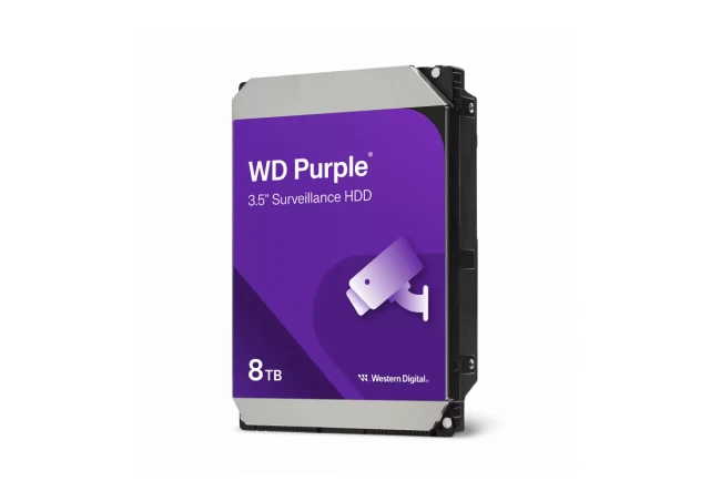 HDD WD 8TB WD85PURZ SATA3 256MB 5640rpm Purple Surveillance