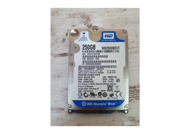 HARD DISK 2.5 250GB